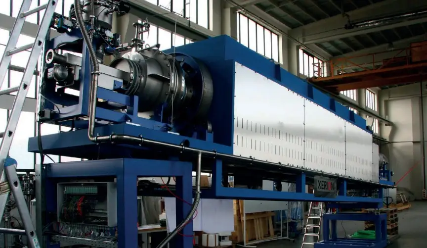 Трубчатая вращающаяся вакуумная печь ERSTEVAK RF-600-4