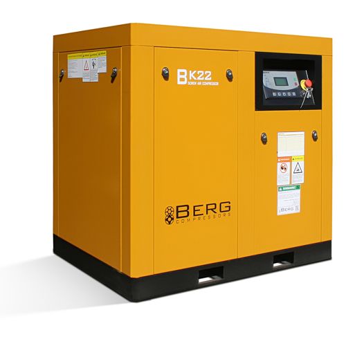 Промышленный винтовой компрессор BERG ВК-90-E/10 бар с прямым частотно-регулируемым приводом